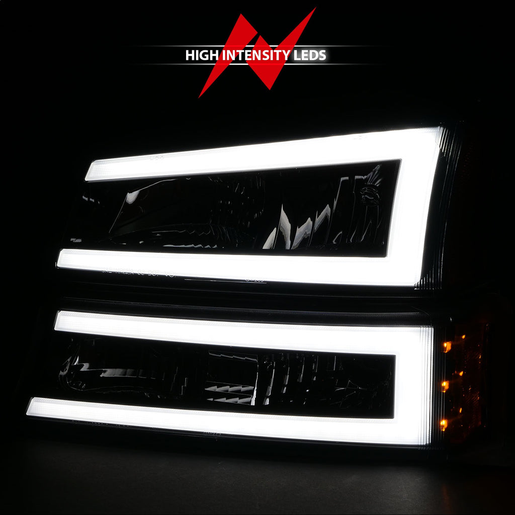 Anzo USA 111501 Crystal Headlight Set