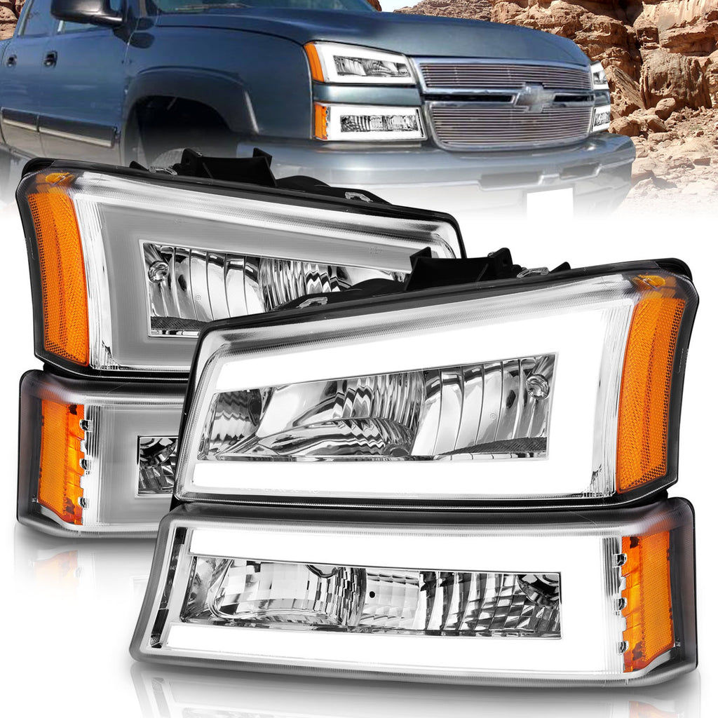 Anzo USA 111502 Crystal Headlight Set