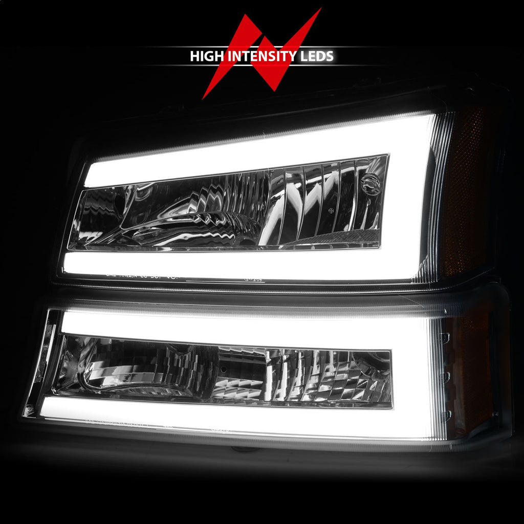 Anzo USA 111502 Crystal Headlight Set