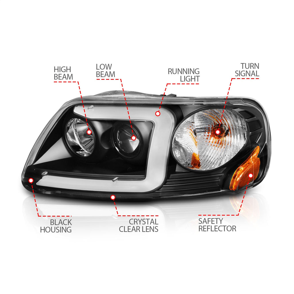 Anzo USA 111503 Projector Headlight Set