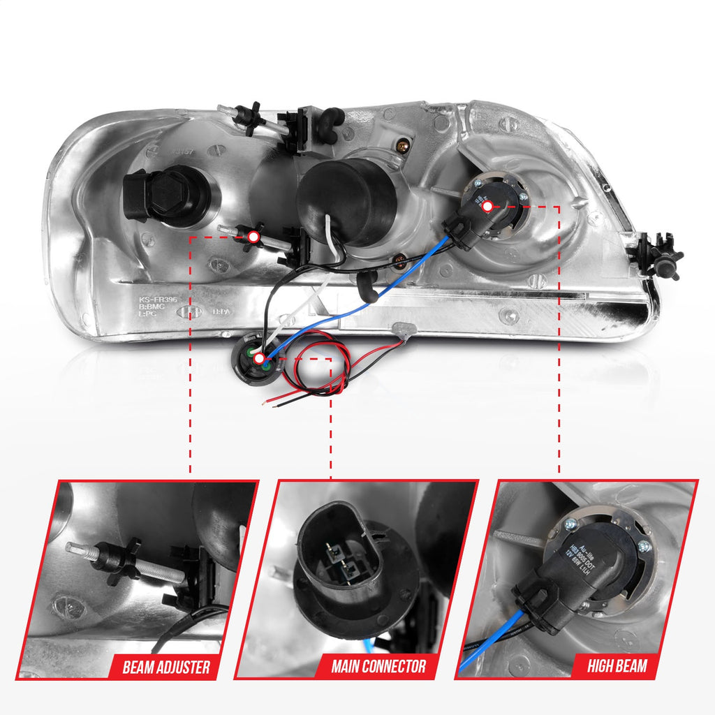 Anzo USA 111503 Projector Headlight Set