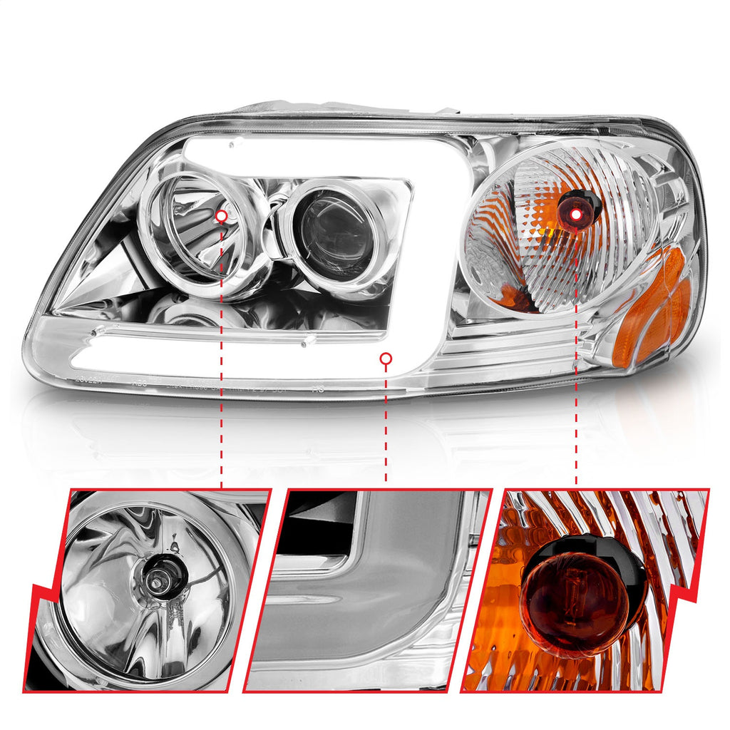 Anzo USA 111504 Projector Headlight Set