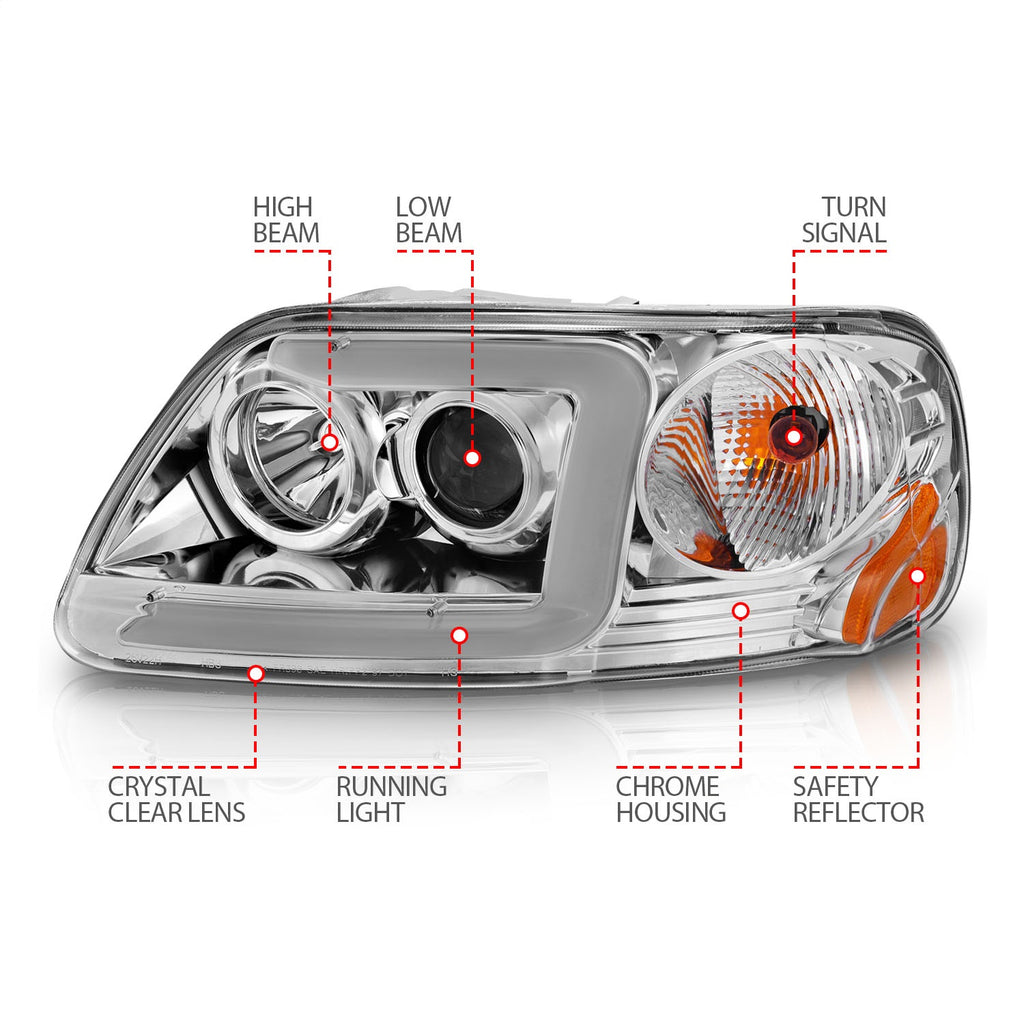 Anzo USA 111504 Projector Headlight Set