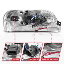 Load image into Gallery viewer, Anzo USA 111504 Projector Headlight Set