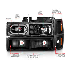 Load image into Gallery viewer, Anzo USA 111507 Crystal Headlight Set