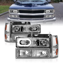Load image into Gallery viewer, Anzo USA 111508 Crystal Headlight Set w/Halo
