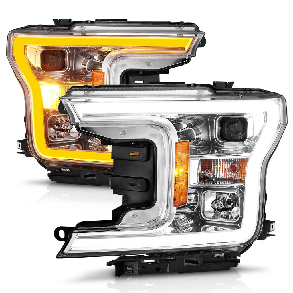 Anzo USA 111510 Projector Headlight Set Fits 18-20 F-150
