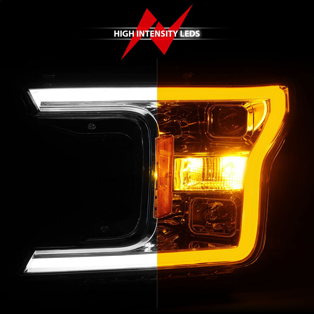 Anzo USA 111510 Projector Headlight Set Fits 18-20 F-150