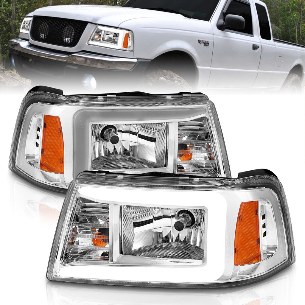 Anzo USA 111512 Crystal Headlight Set Fits 01-11 Ranger