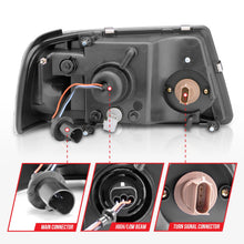 Load image into Gallery viewer, Anzo USA 111512 Crystal Headlight Set Fits 01-11 Ranger