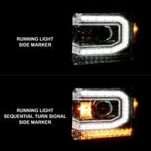 Load image into Gallery viewer, Anzo USA 111514 Projector Headlight Set w/Halo