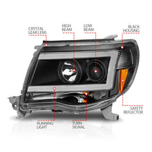 Load image into Gallery viewer, Anzo USA 111517 Projector Headlight Set Fits 05-17 Tacoma