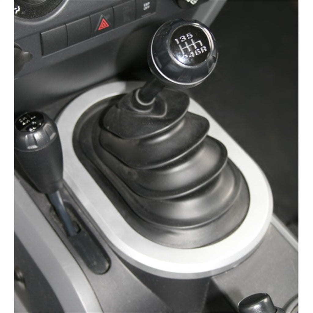 Rugged Ridge 11151.01 Man Trans Shifter Bezel Trim Fits 07-11 Wrangler (JK)