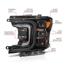 Load image into Gallery viewer, Anzo USA 111520 LED Projector Headlight Fits 18-20 F-150