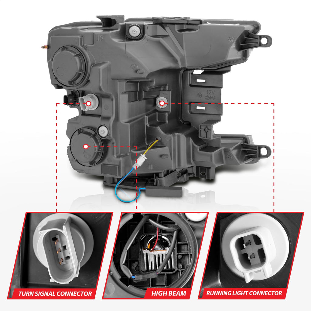 Anzo USA 111520 LED Projector Headlight Fits 18-20 F-150
