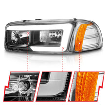 Load image into Gallery viewer, Anzo USA 111522 Crystal Headlight Set