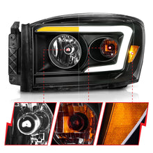 Load image into Gallery viewer, Anzo USA 111526 Crystal Headlight Set Fits 06-09 Ram 1500 Ram 2500 Ram 3500