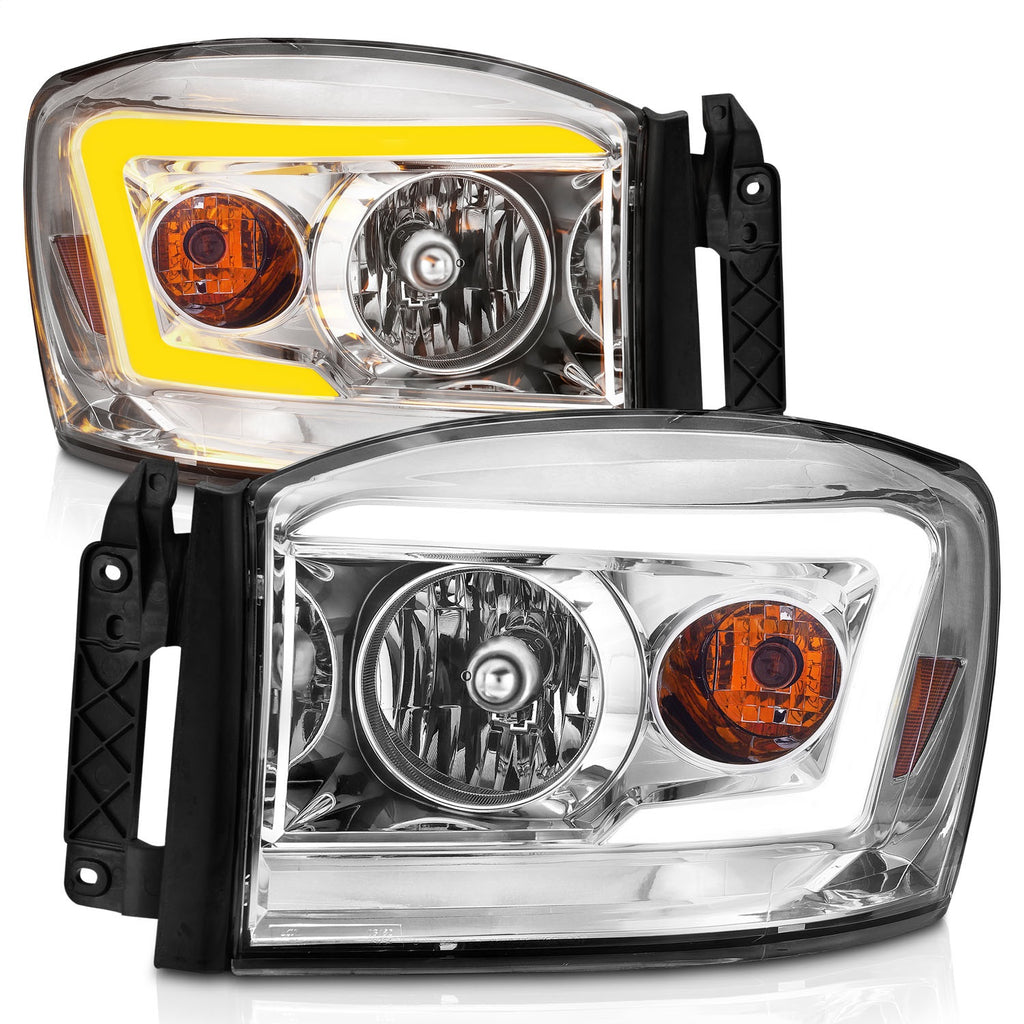 Anzo USA 111527 Crystal Headlight Set Fits 06-09 Ram 1500 Ram 2500 Ram 3500