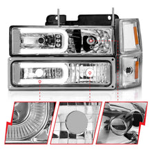 Load image into Gallery viewer, Anzo USA 111529 Crystal Headlight Set