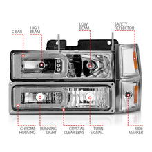 Load image into Gallery viewer, Anzo USA 111529 Crystal Headlight Set