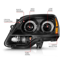 Load image into Gallery viewer, Anzo USA 111530 Projector Headlight Set Fits 07-12 Acadia