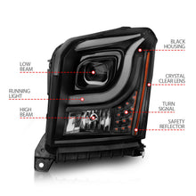 Load image into Gallery viewer, Anzo USA 111535 Projector Headlight Set Fits 15-20 Yukon Yukon XL