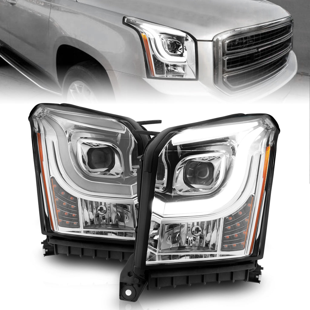 Anzo USA 111536 Projector Headlight Set Fits 15-20 Yukon Yukon XL