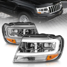 Load image into Gallery viewer, Anzo USA 111538 Crystal Headlight Set Fits 99-04 Grand Cherokee (WJ)