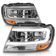 Load image into Gallery viewer, Anzo USA 111538 Crystal Headlight Set Fits 99-04 Grand Cherokee (WJ)