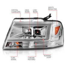 Load image into Gallery viewer, Anzo USA 111542 Projector Headlight Set Fits 04-08 F-150 Mark LT