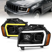 Load image into Gallery viewer, Anzo USA 111543 Projector Headlight Set Fits 05-07 Grand Cherokee (WK)