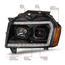 Load image into Gallery viewer, Anzo USA 111543 Projector Headlight Set Fits 05-07 Grand Cherokee (WK)