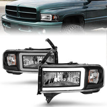 Load image into Gallery viewer, Anzo USA 111554 LED Crystal Headlight Fits 94-02 Ram 2500 Ram 3500