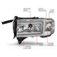Load image into Gallery viewer, Anzo USA 111555 LED Crystal Headlight Fits 94-02 Ram 2500 Ram 3500