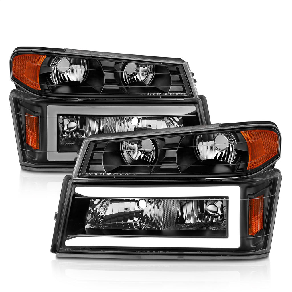 Anzo USA 111558 Crystal Headlight Set