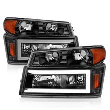 Load image into Gallery viewer, Anzo USA 111558 Crystal Headlight Set