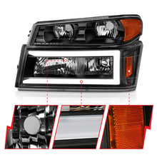 Load image into Gallery viewer, Anzo USA 111558 Crystal Headlight Set