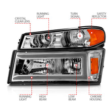 Load image into Gallery viewer, Anzo USA 111559 Crystal Headlight Set