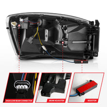 Load image into Gallery viewer, Anzo USA 111560 LED Projector Headlight Fits 06-08 Ram 1500 Ram 2500 Ram 3500