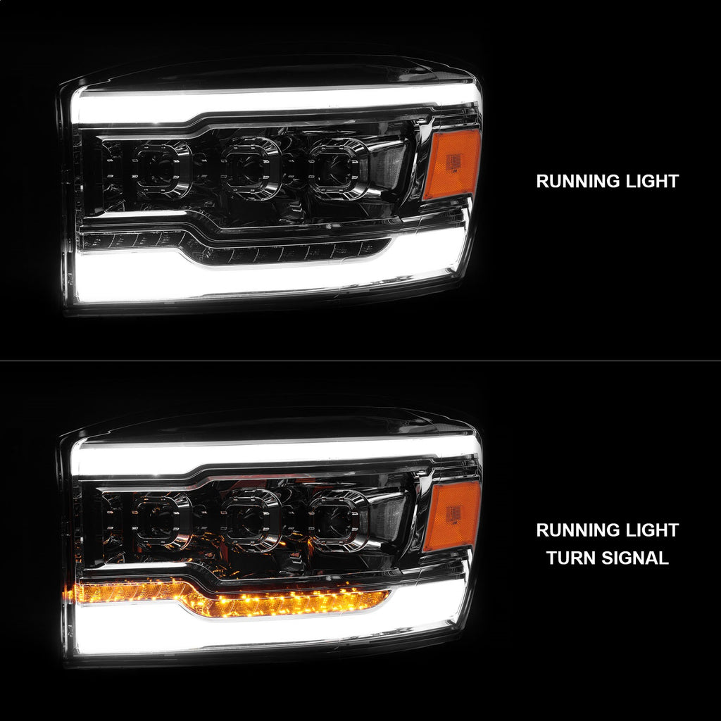 Anzo USA 111561 LED Projector Headlight Fits 06-08 Ram 1500 Ram 2500 Ram 3500
