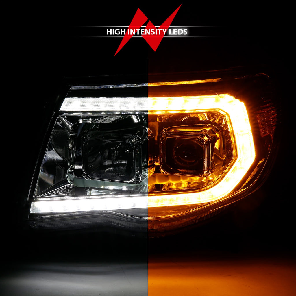 Anzo USA 111565 Projector Headlight Set Fits 05-11 Tacoma