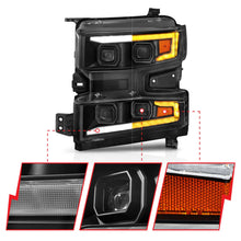 Load image into Gallery viewer, Anzo USA 111566-L LED Projector Headlight Fits 19-21 Silverado 1500