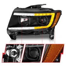 Load image into Gallery viewer, Anzo USA 111568 Projector Headlight Set Fits 11-13 Grand Cherokee (WK2)