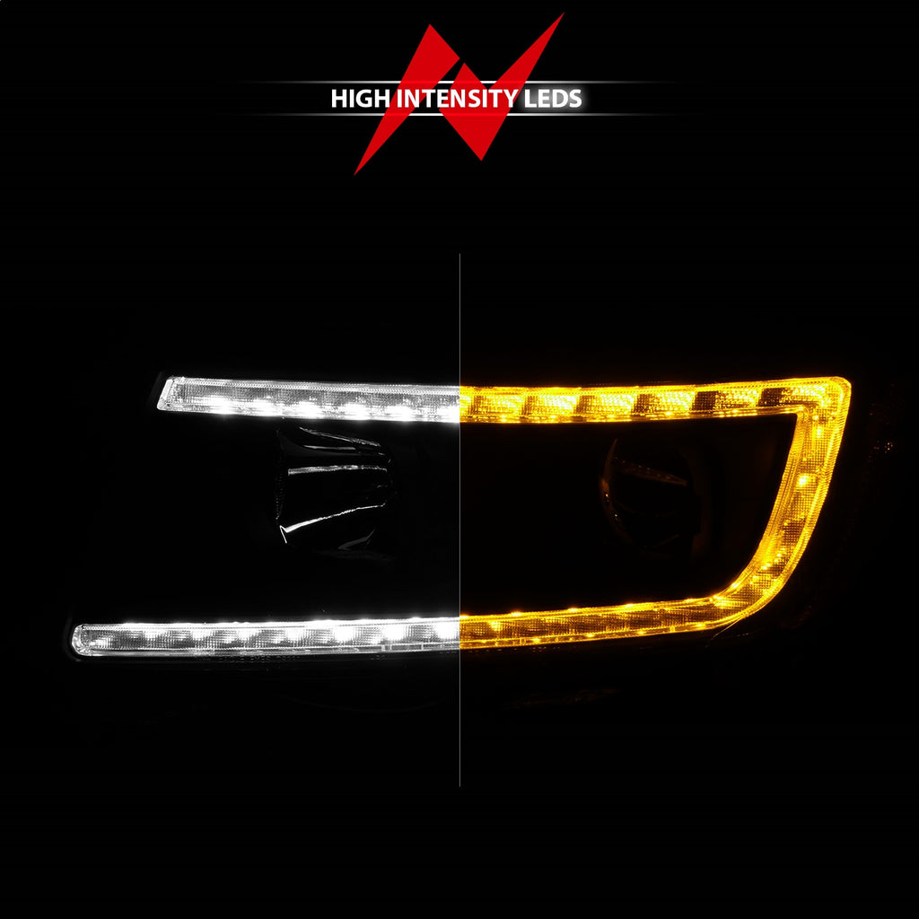 Anzo USA 111568 Projector Headlight Set Fits 11-13 Grand Cherokee (WK2)