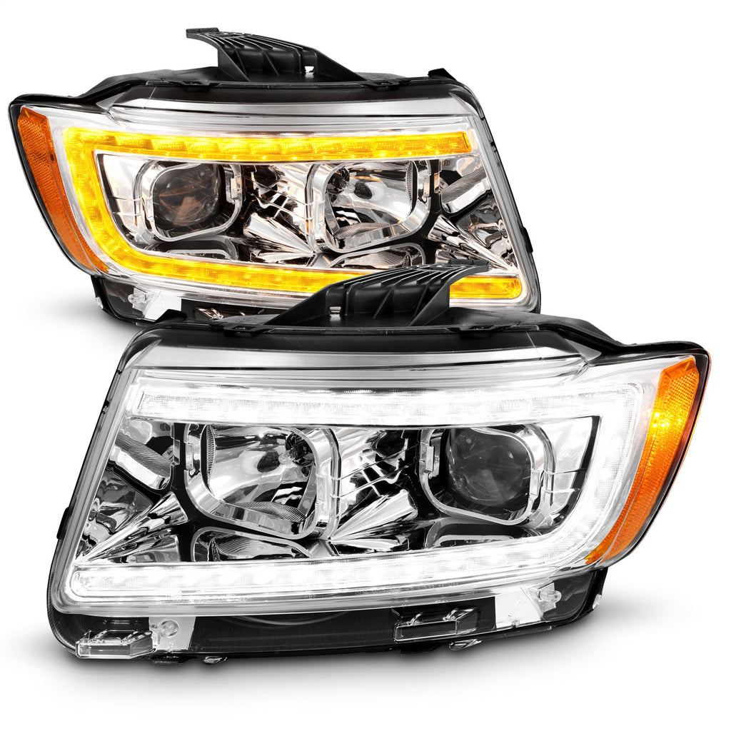 Anzo USA 111569 Projector Headlight Set Fits 11-13 Grand Cherokee (WK2)
