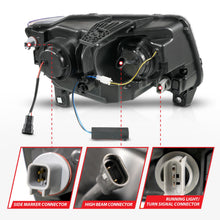 Load image into Gallery viewer, Anzo USA 111569 Projector Headlight Set Fits 11-13 Grand Cherokee (WK2)