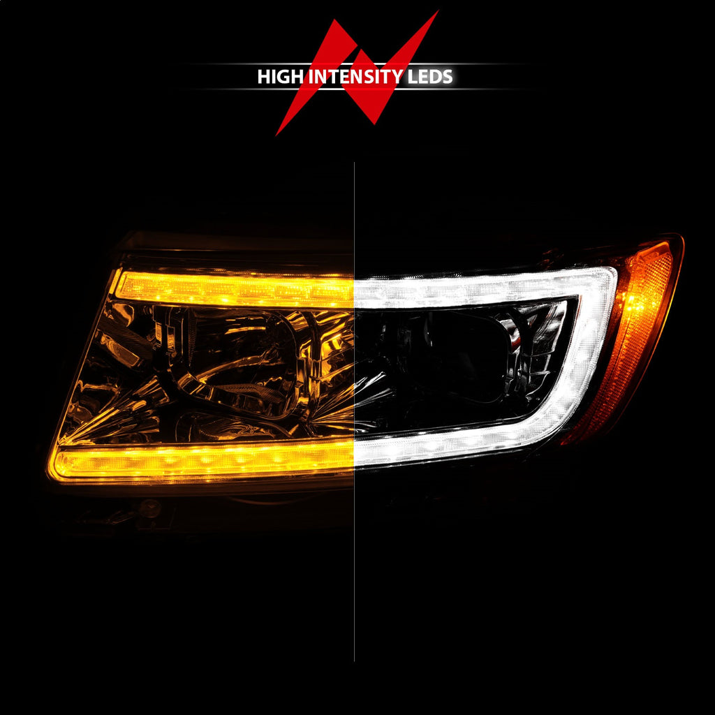 Anzo USA 111569 Projector Headlight Set Fits 11-13 Grand Cherokee (WK2)
