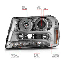 Load image into Gallery viewer, Anzo USA 111573 Projector Headlight Set w/Halo Fits Trailblazer Trailblazer EXT