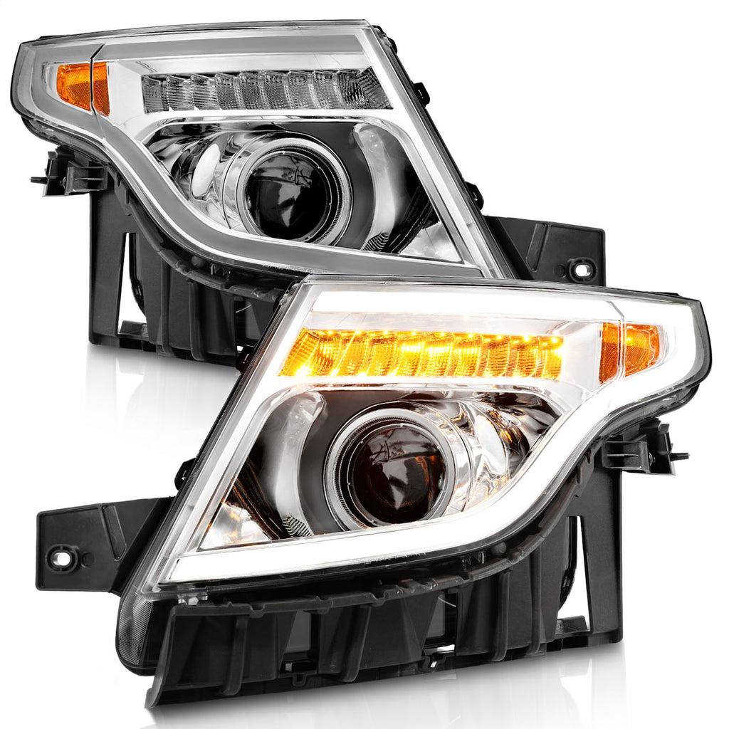 Anzo USA 111576 Projector Headlight Set Fits 11-15 Explorer