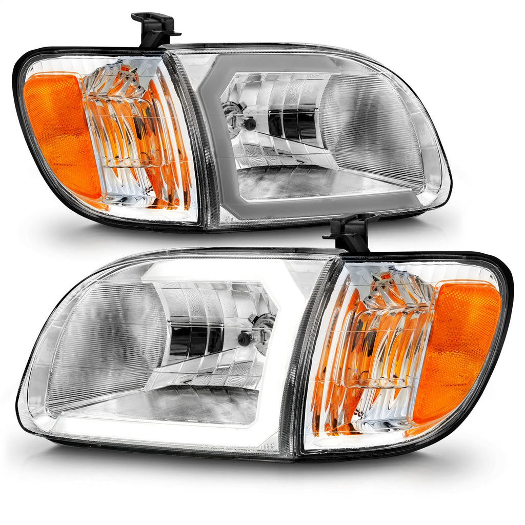 Anzo USA 111580 Crystal Headlight Set Fits 00-04 Tundra